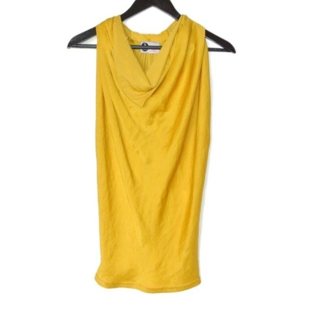 Lanvin Mustard Yellow Blouse Tank M